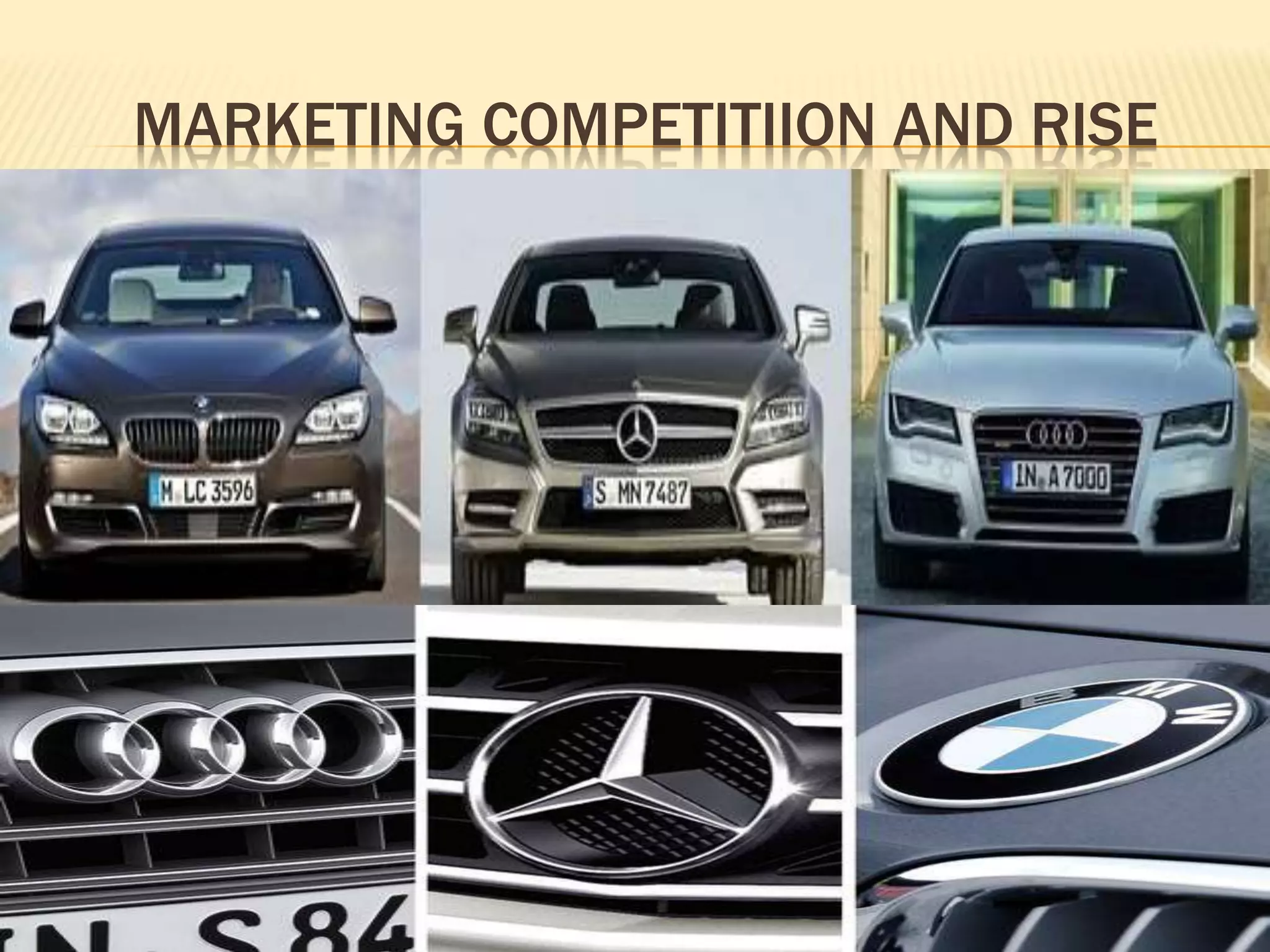 MARKETING COMPETITIION AND RISE