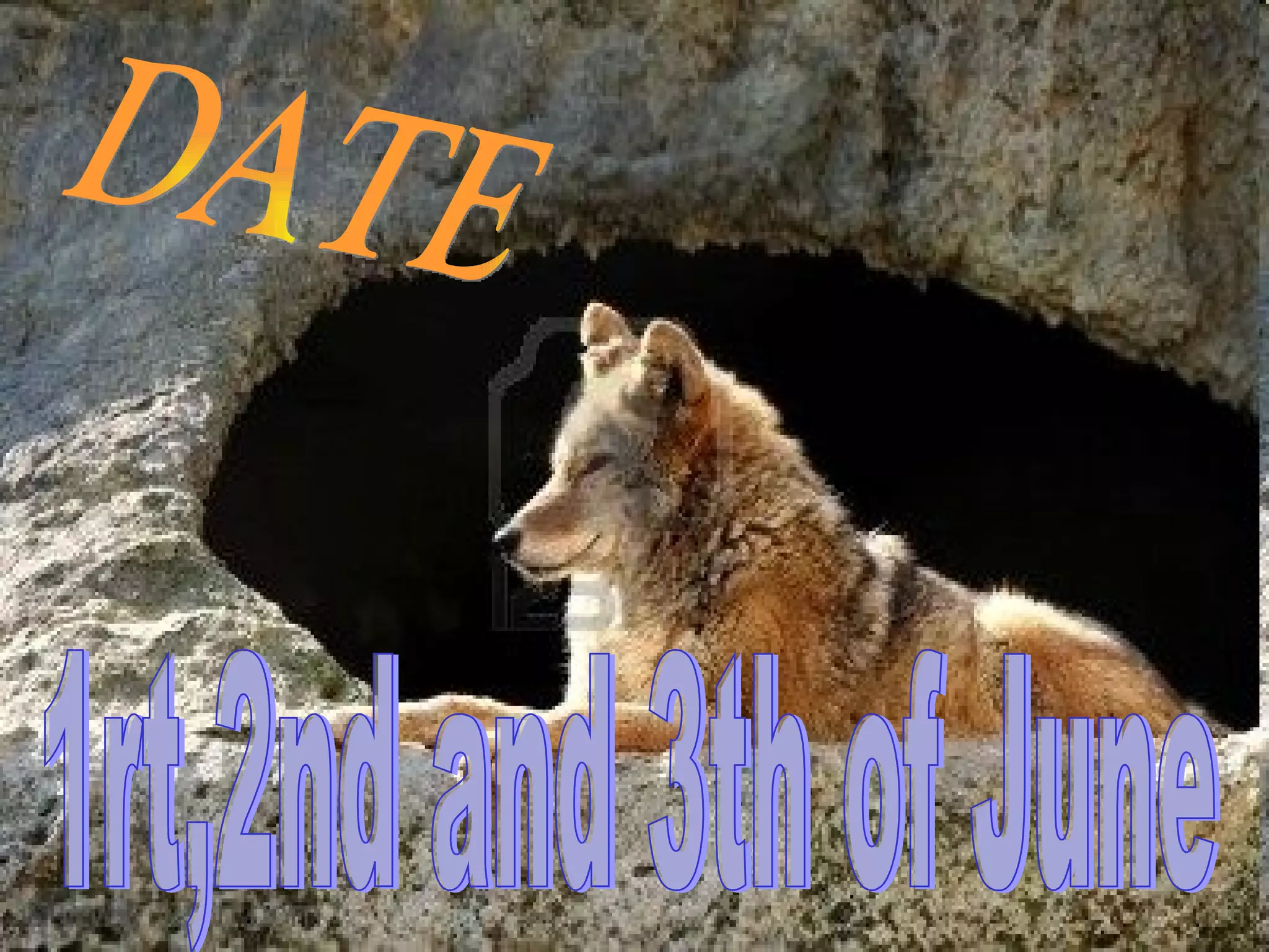 1rt,2nd and 3th of June DATE 