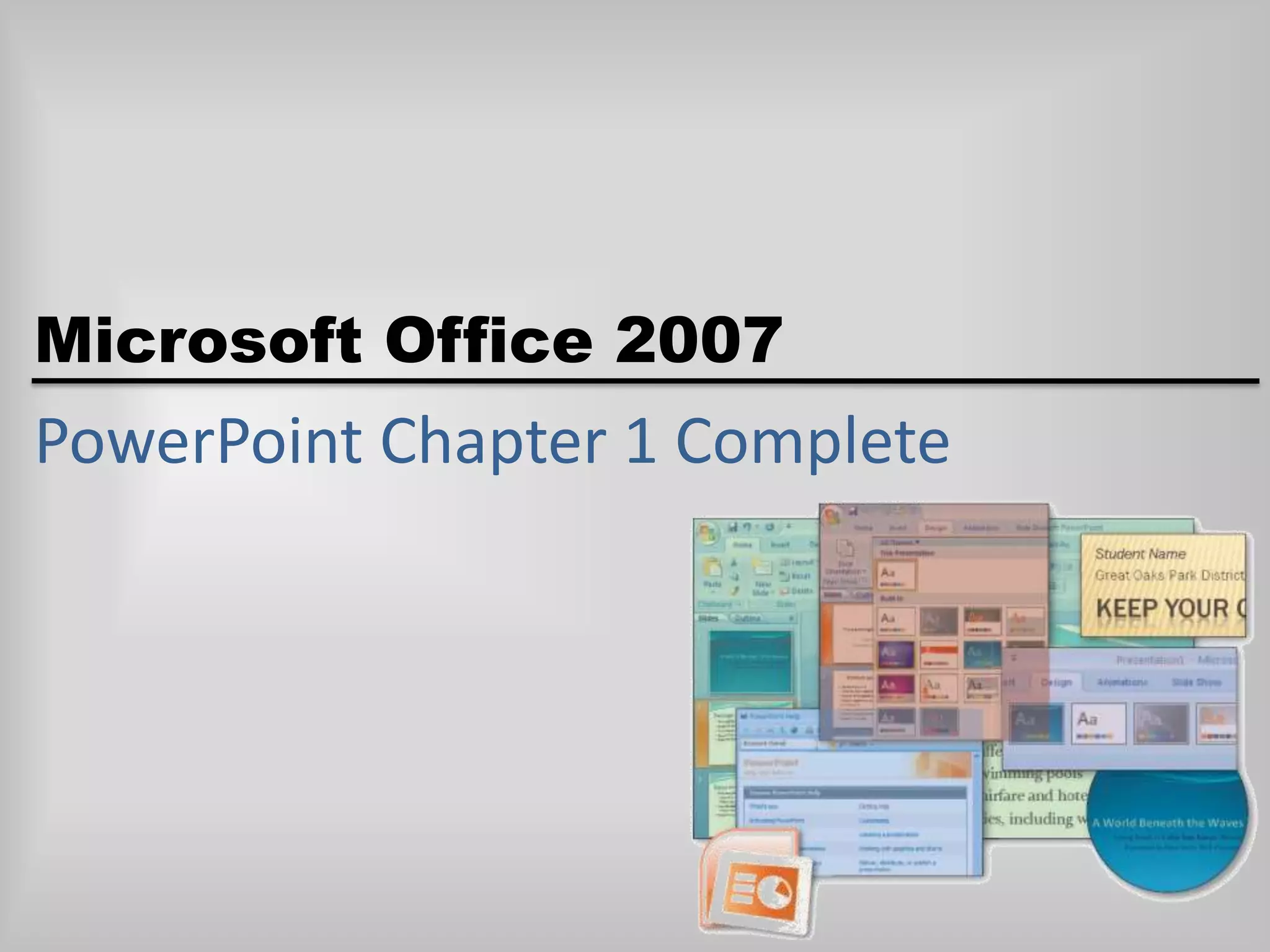 PowerPoint Chapter 1 Complete