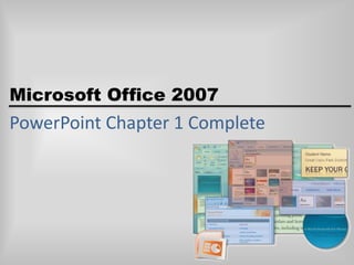 PowerPoint Chapter 1 Complete