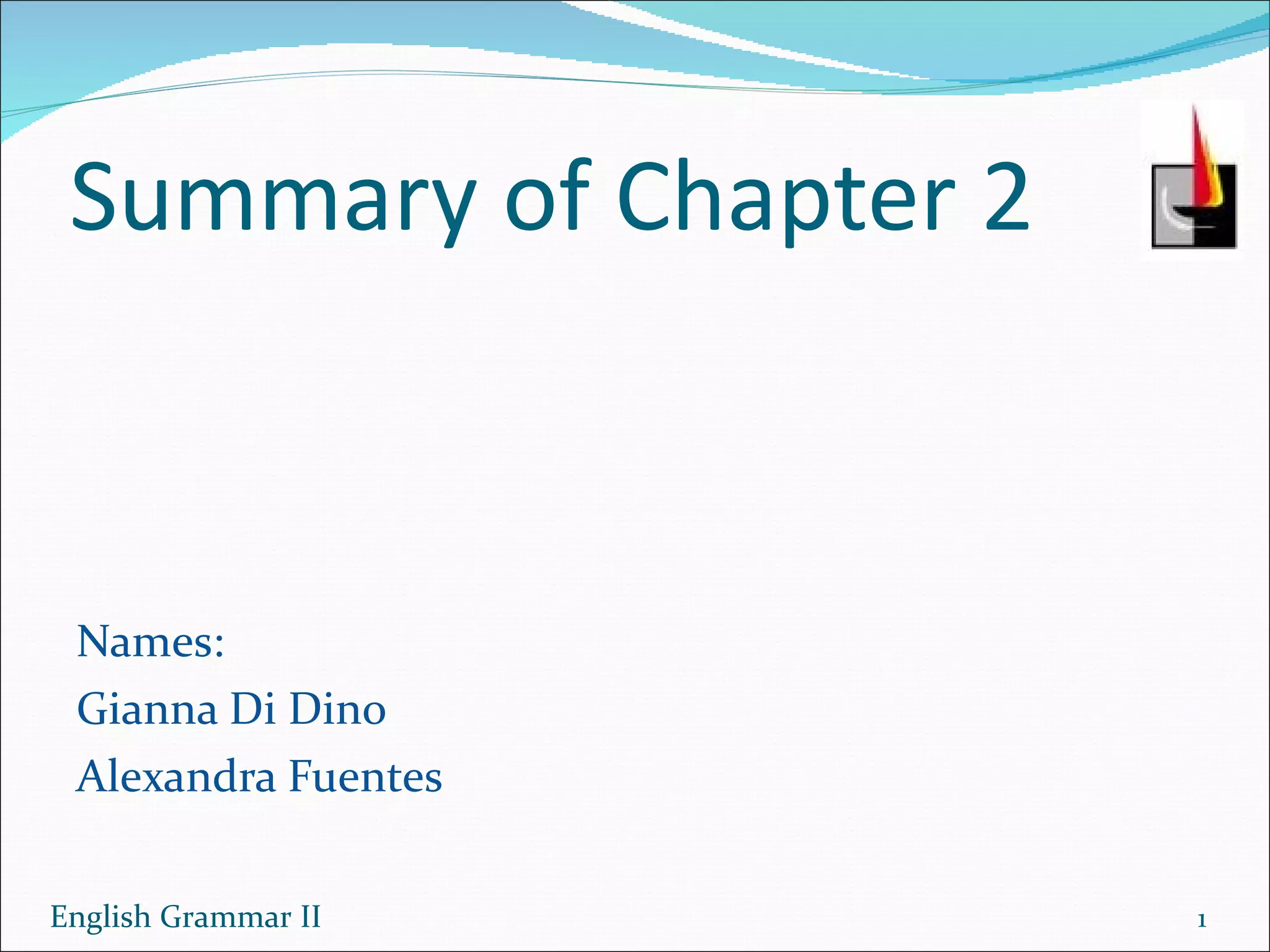 Powerpoint chapter 2 (di dino fuentes) | PPT