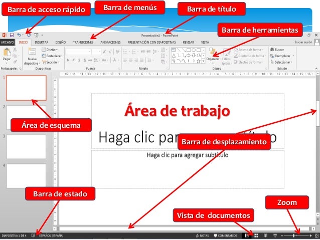 Resultado de imagen para barras de herramientas de power point