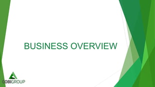 BUSINESS OVERVIEW
 