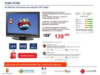 Les avis et commentaires de consommateurs