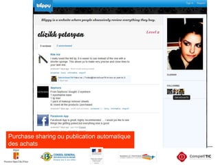 Purchase sharing ou publication automatique des achats