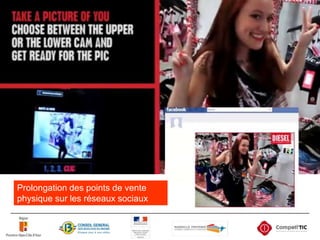 Prolongation des points de vente physique sur les réseaux sociaux