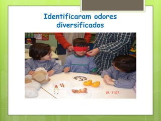 Identificaram odores diversificados