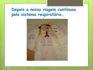 Depois a nossa viagem continuou pelo sistema respiratório…