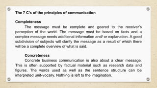 Completeness Message POWER POINT DAY 2.pptx for senior high school | PPTX