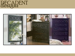 TOTALLY TROPICAL EXOTIC PACKAGE INCLUDESMaster Bedroom1 King Size Bed2 Night Stands1 Chest of drawers1 Sealy Posturepedic Mattress 1 MirrorSecond Bedroom2 Single Size Beds1 Night Stand1 Chest of Drawers2 Sealy Posturepedic MattressDining Room1 Table2 Benches1 BuffetLiving Room1 Full Size Sofa1 Love Seat1 Armchair1 Coffee Table2 Side TablesPRICE: $20,240.00 USD