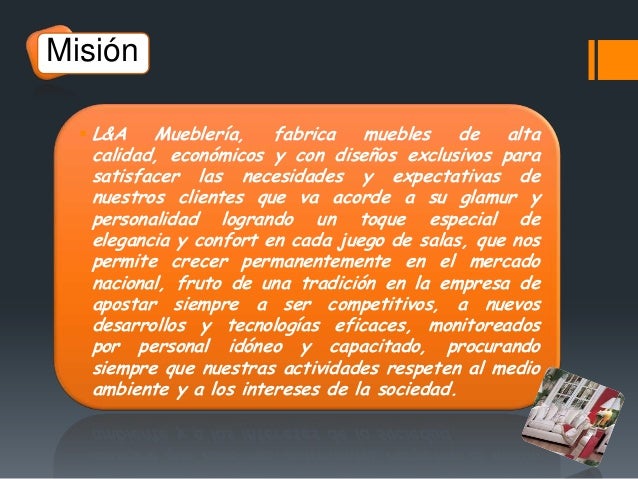 Planificación Estratégica L&A mueblería