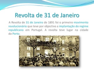 Apesar destes problemas o Rei D. Carlos não mostrava preocupação em resolver os problemas do país. Esta situação agravou-se tornando o povo disposto para a Revolução.