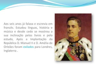    Portugal, em 1906, é um país profundamente dividido. As posições mais extremadas são entre os monárquicos unidos na defesa do rei D. Carlos e os republicanos que o pretendem derrubar para proclamar a república. 