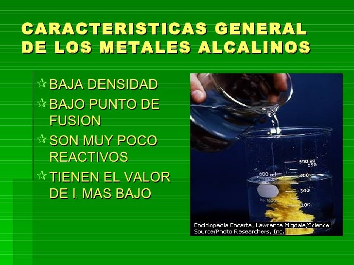 Power Point De Metales Alcalinos Power Point De Metales Alcalinos