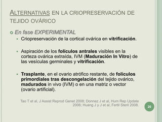 Preservacion de la fertilidad | PPTX