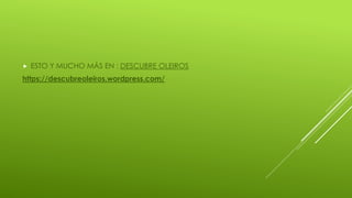  ESTO Y MUCHO MÁS EN : DESCUBRE OLEIROS
https://descubreoleiros.wordpress.com/