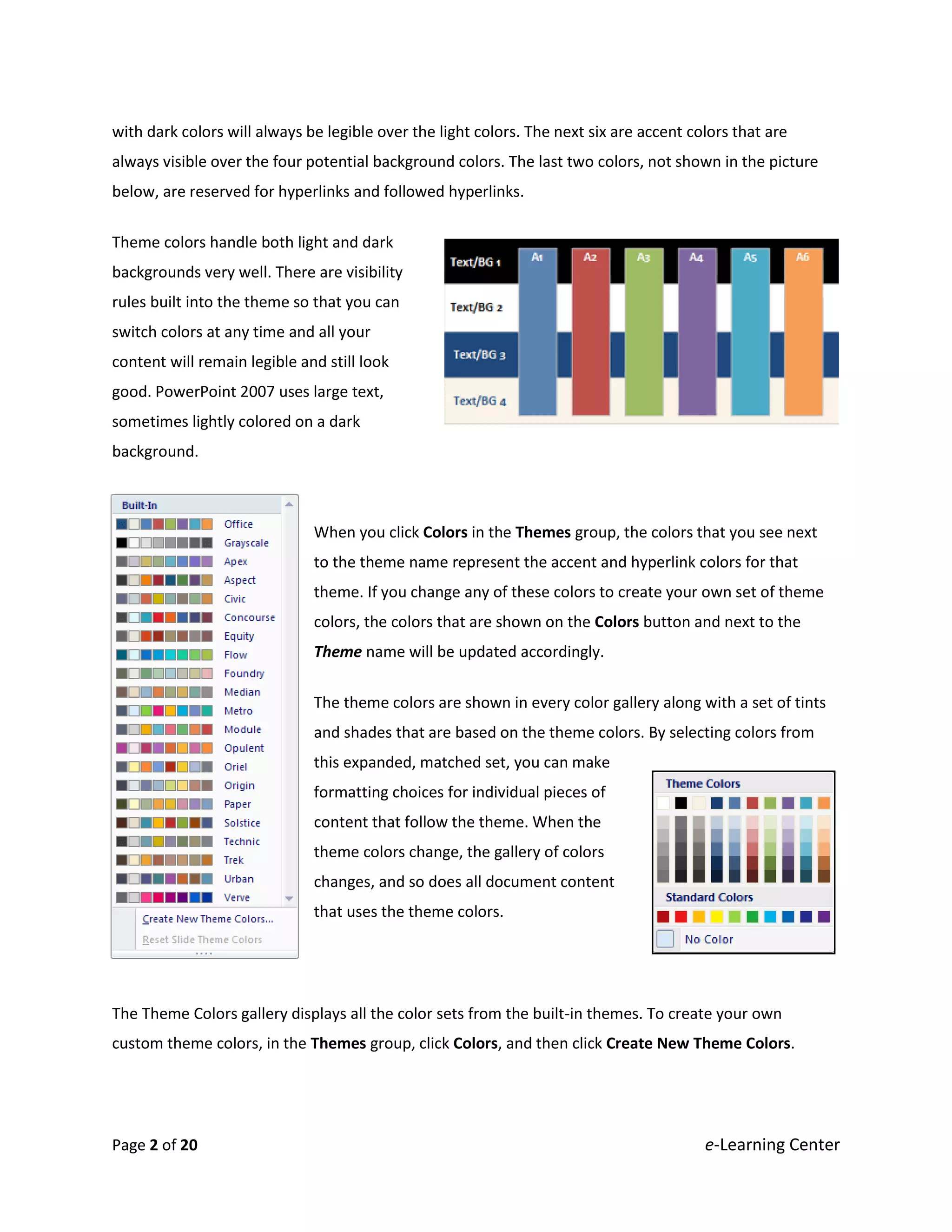 Power point design themes and slide layouts | PDF