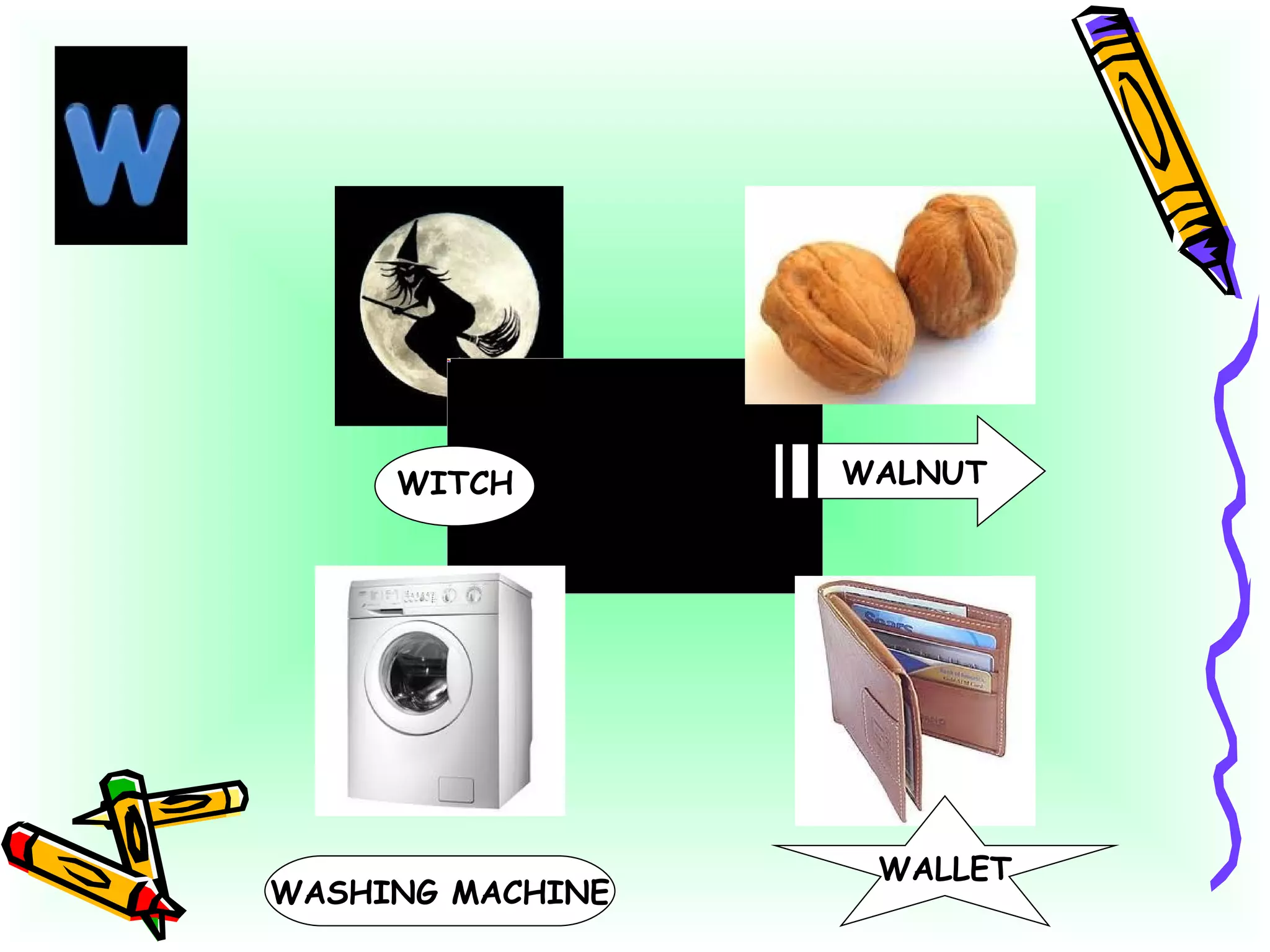 WITCH WALNUT WALLET WASHING MACHINE