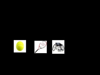 MATERIAL
Es juga amb una cadira de rodes, una raqueta, una pilota.
Pilota Raqueta Cadira
 