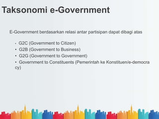 Powerpoint e government | PPTX