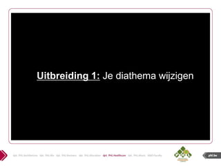Uitbreiding 1: Je diathema wijzigen
 