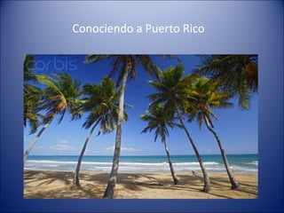Conociendo a Puerto Rico 