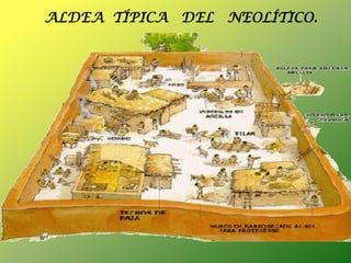 ALDEA  TÍPICA   DEL   NEOLÍTICO.