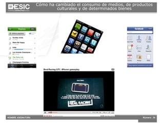 C ómo ha cambiado el consumo de medios, de productos culturales y de determinados bienes 