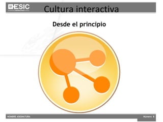 Cultura interactiva Desde el principio 