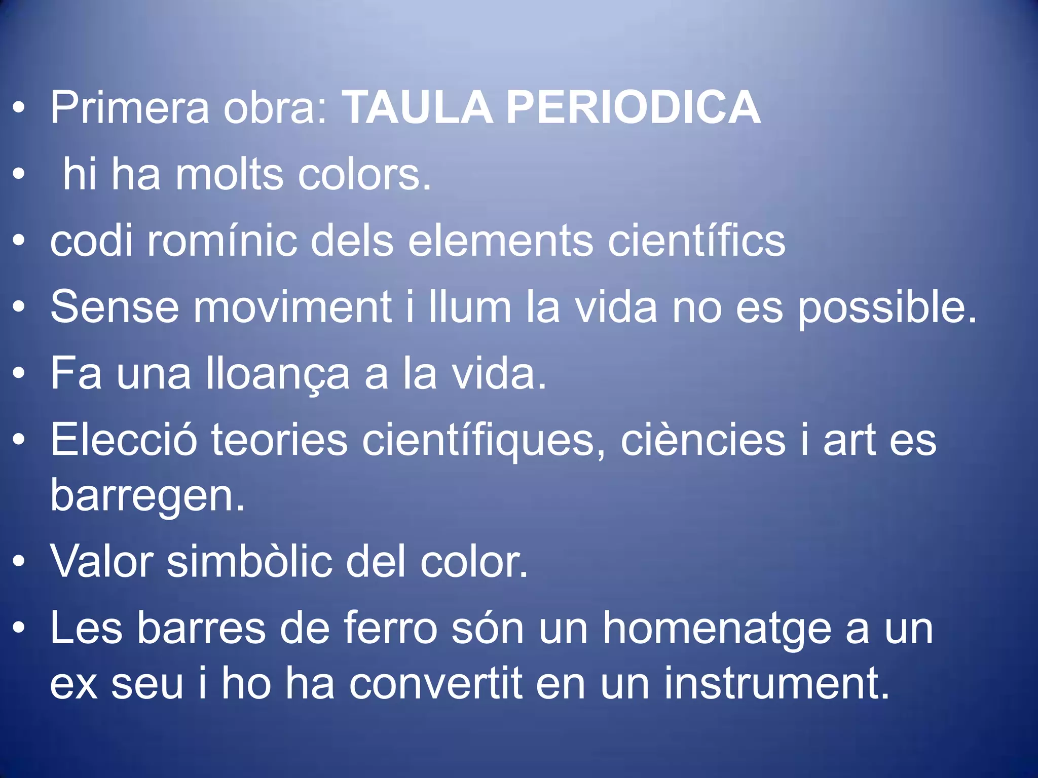 A partir de molts projectes