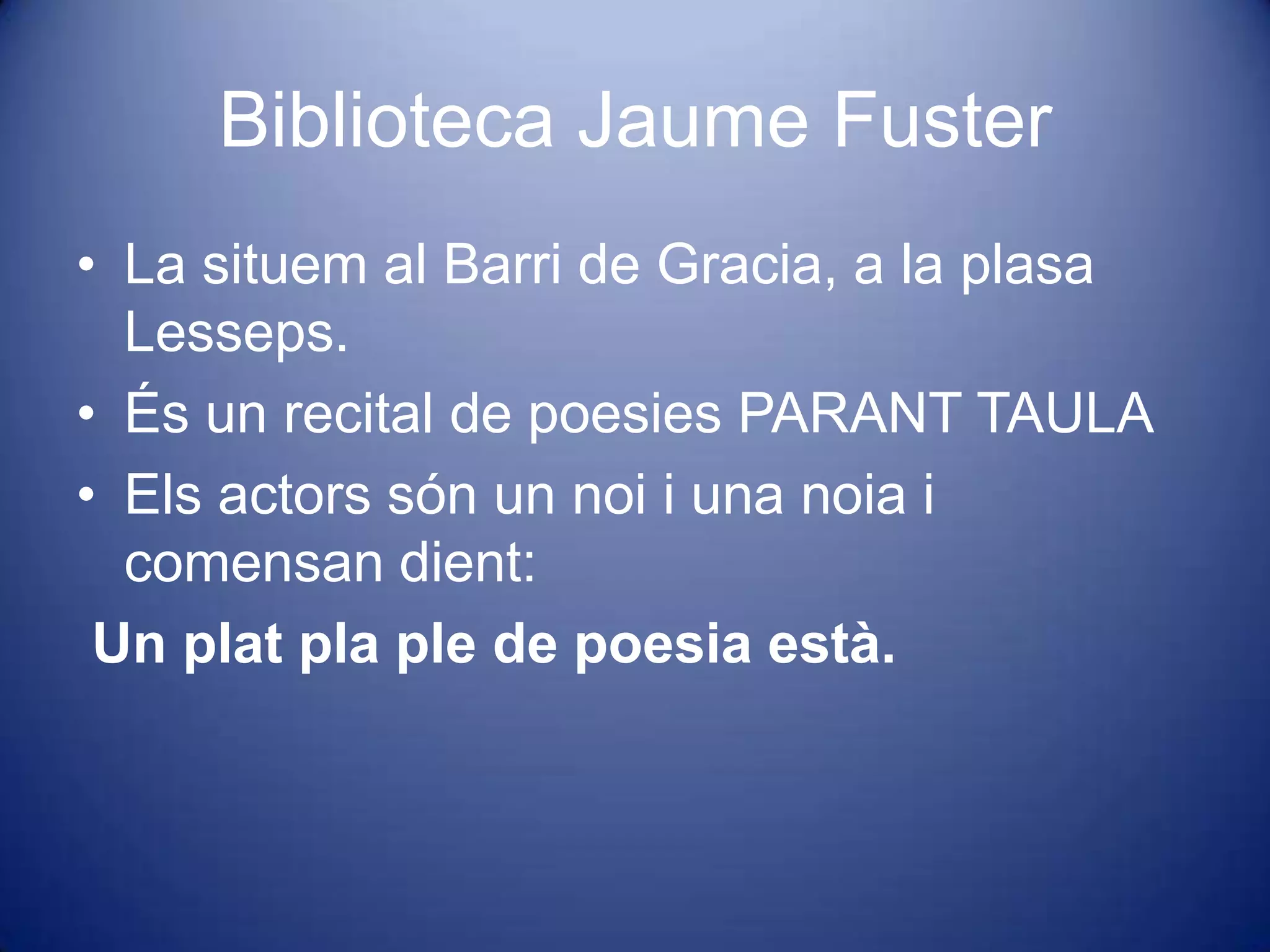 Hi ha 26 nens a classe, l’últim és el Pio , un nen de l’Africa que no enten res. 