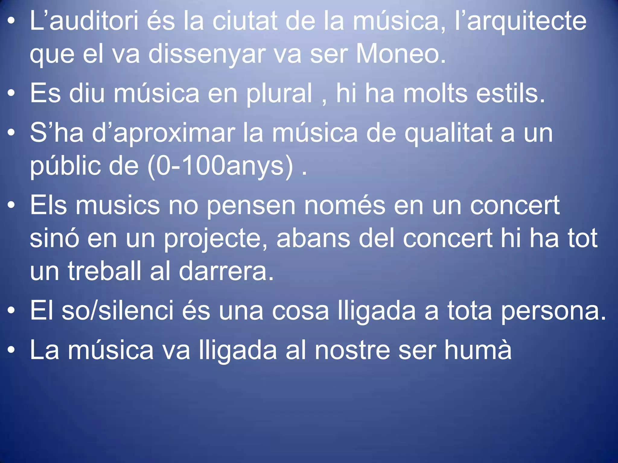 Primera obra: TAULA PERIODICA hi ha molts colors.codi romínic dels elements científicsSense moviment i llum la vida no es possible. Fa una lloança a la vida. Elecció teories científiques, ciències i art es barregen. Valor simbòlic del color. Les barres de ferro són un homenatge a un ex seu i ho ha convertit en un instrument. 