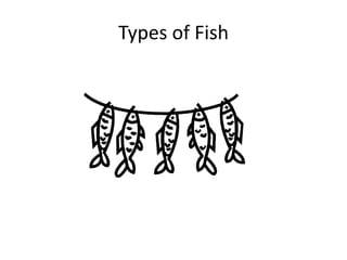 Types of Fish
 