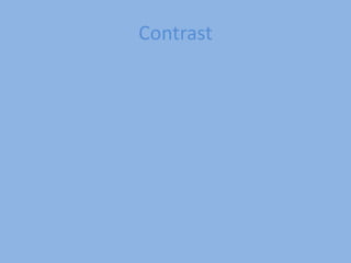 Contrast
 