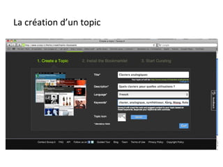 La création d’un topic 