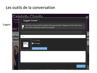 Les outils de la conversation Suggest 
