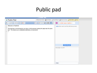 Public pad 