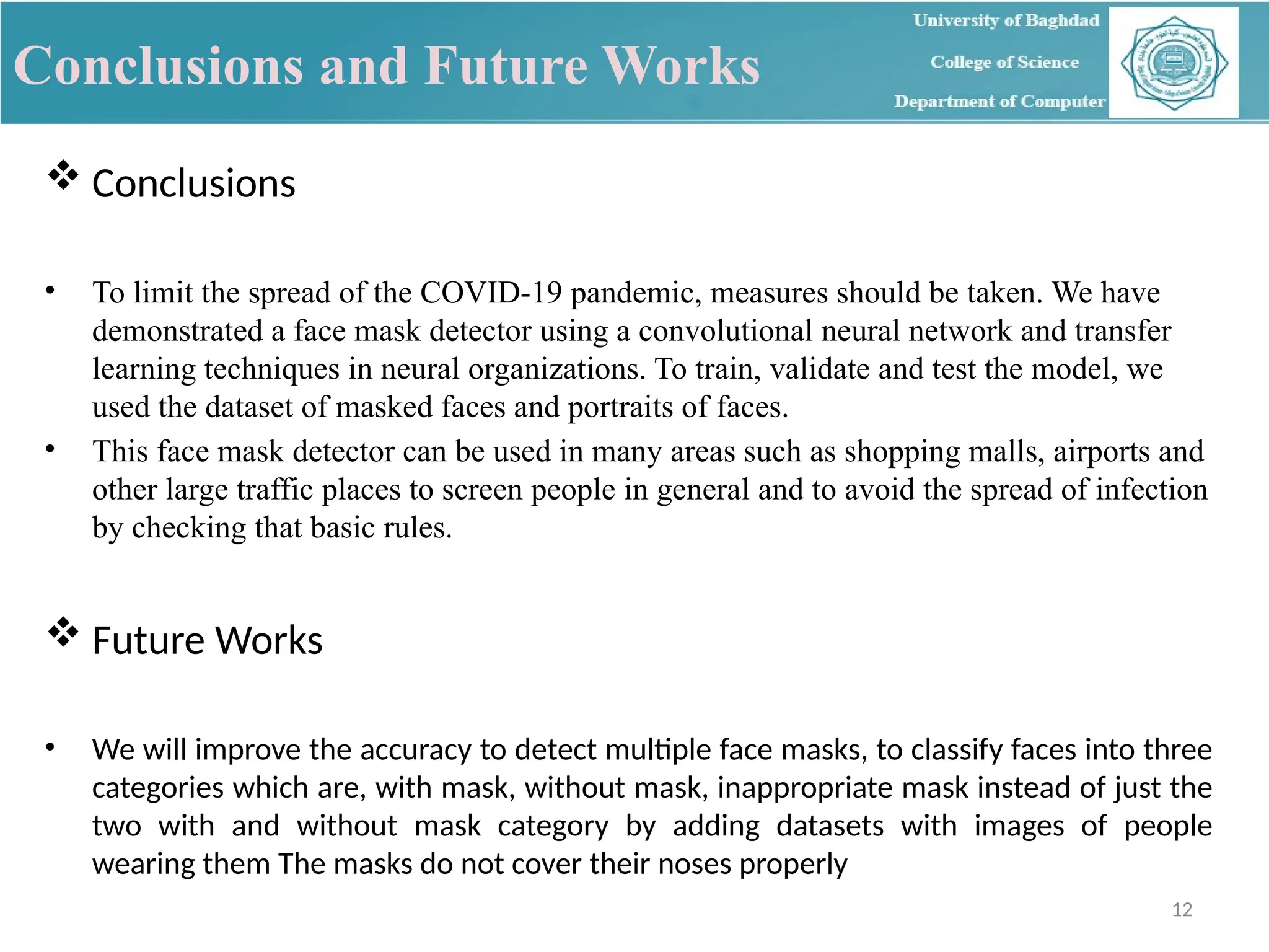 Face Mask Face Mask detection Face Mask detection | PPTX