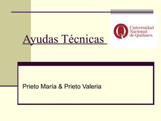 Ayudas Técnicas


Prieto María & Prieto Valeria
 