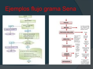 Ejemplos flujo grama Sena
 