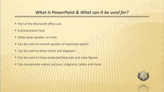 Powerpoint for beginners level 1 | PPTX