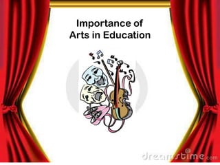 Importance of
Arts in Education
 