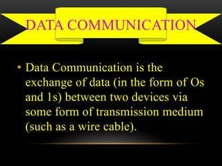 Powerpoint for data communication | PPTX