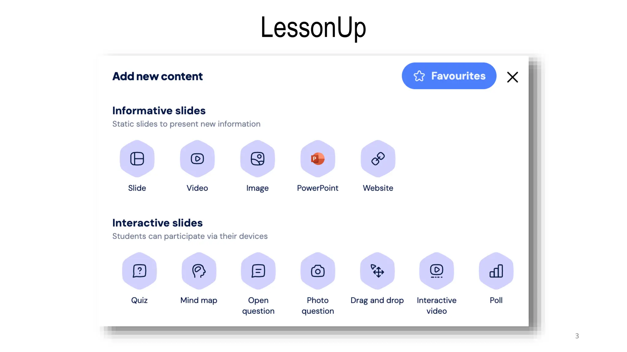 PowerPoint for Live Presentation of LessonUp | PPTX