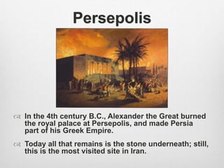 Powerpoint for persepolis historical background
