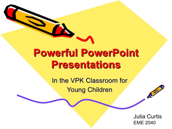 powerpoint for young children