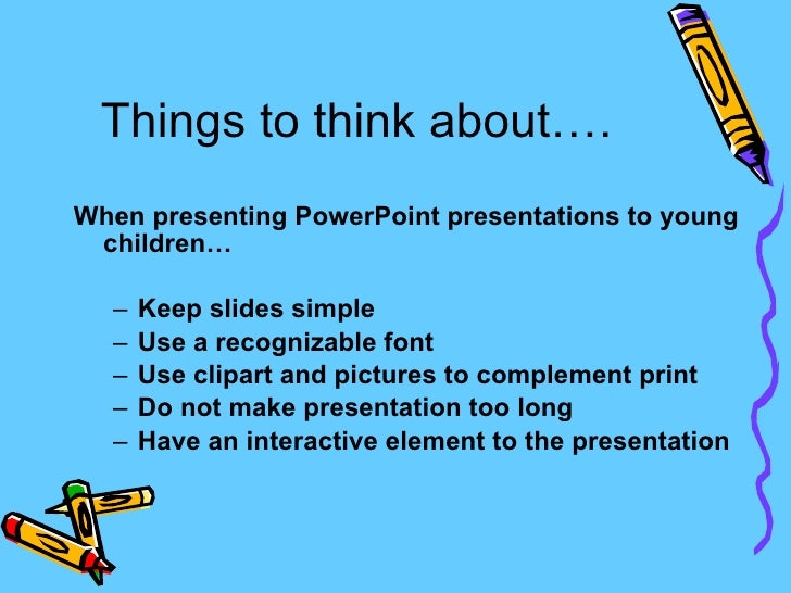 powerpoint for young children