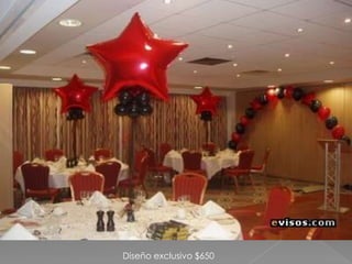 Diseño exclusivo $650
 