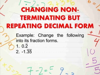Powerpoint on K-12 Mathematics Grade 7 Q1 (Fundamental Operations of ...