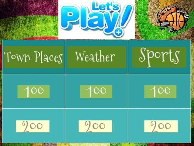 Interactive Power Point Game